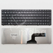 Клавиатура для ноутбука Asus A52/G60/K52/K53/K72 (кнопки сплошные) Черная